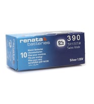 390 SR1130SW 1.55V Alkalin Saat Pili 10 Adet