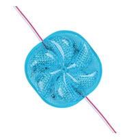 Powermaster PM-14698 12 Volt 3 Watt Mavi Yanıp Sönen Çakar 6565-2835 Modül Led 65X65x12mm