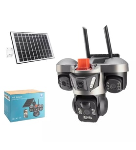 X5 Tech YT-66G 3Mp+3Mp+3Mp 4G Solar Kamera V380 (Siyah)