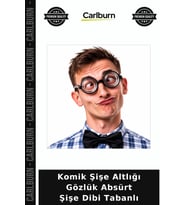 Komik Şişe Altlığı Gözlük Absürt Şişe Dibi Tabanlı İlginç Tasarım Kutlama Detayı İlgi Çekici