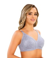 Liza Toparlayıcı Sütyen Penye Büyük Beden 539 BGL-ST01324 (Gri)