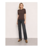 Loft New Straight Regular Fit Siyah Kadın Jean Pantolon LF2044348
