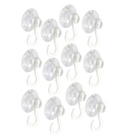 Askılı Vantuz Öpücük 3 Cm 12 Adet Kancalı Cam Vantuzu Öpücük Cam Askısı Pvc Vantuz Mutfak Banyo Pencere ve Kapı Camı Vantuzu