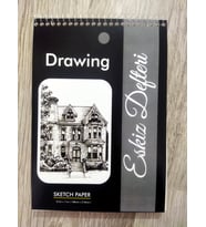 Çizim Defteri Sketchbook, Sketchpad A/5 boyutunda