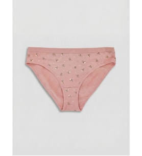 LCW Young Pembe Baskılı Bikini Külot