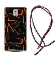 Samsung Note 3 4 5 8 9 20 Ultra 10 Lite Kılıf Boyun Asklı Rasta Silikon Zigzaglar 1651