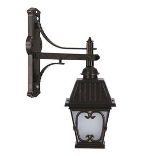 AVONNI BAP-68040-BSY-M2-OP Siyah Boyalı Dış Mekan Aydınlatma E27 Aluminyum Cam 40x23cm