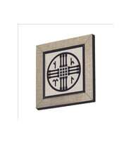 Tengricilik Sembolü Baskılı MDF Magnet 7X7