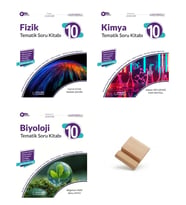 Palme 10. Sınıf 2027 Maarif Fizik Kimya ve Biyoloji 3lü Set Soru Bankası + Telefon Standı