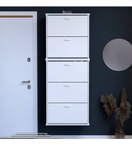 Modilayn VARBİ UMAY' 2 Li Asma Antre 72 x 193 x 26 cm’ lik 5 Düşer Kapak 10 Göz Bölme Ayakkabılık