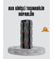 Taşınabilir Bluetooth Hoparlör Çift Sürücü Güçlü Bas Hd Ses Çoklu Bağlantı