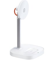 Mcdodo 2in1 15W Magsafe iPhone Air Pods Kablosuz Şarj Standı Beyaz CH-7340