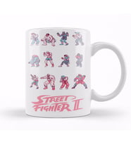 Street Fighter Kupa Bardak  Porselen