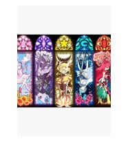 Madoka Magica - Madoka Homura Mami Sayaka Kyoko Tablo Ahşap Poster Dekoratif