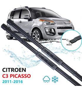 Citroen C3 Picasso Ön Cam Silecek Süpürgesi Takımı 2011-2016