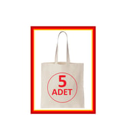 Zemes Design Çok Amaçlı Hambez Çanta Baskısız Ekonomik 35x40 CM 5 Adet