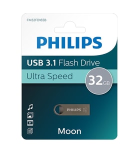 Philips Moon Serisi 32GB USB 3.1 Ultra Hızlı Metal Flash Bellek (FM32FD165B/00)