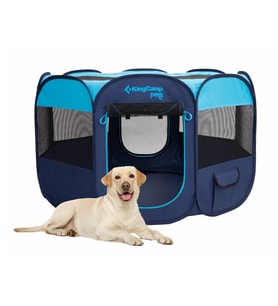KingCamp PETS Ancona L Portatif Köpek Çadırı Blue (Mavi)
