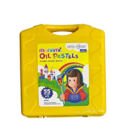 MONAMİ OIL YAĞLI PASTEL BOYA PLASTİK ÇANTALI 55+5 RENK - 2140441055