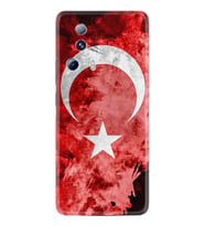 Xiaomi Mi 13 Lite Kılıf Resimli Desenli Baskılı Silikon Şanlı Türk Bayrağı 1315