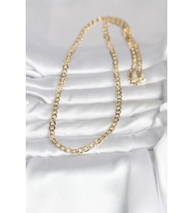 Northcity CM 14K Gold Renk Kalın Zincir Model 60 cm Kadın Kolye 5886