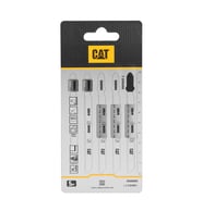 CAT DA06004 5 Parça Profesyonel Ahşap Ters Çapaksız Temiz Kesim Dekupaj Testere Bıçağı, Ucu