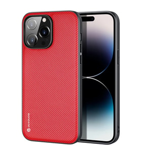 Dux Ducis Fino Serisi iPhone 14 Pro 6.1 inç Kılıf Premium Dokuma Silikon Kılıf- - SSSSSS5875-8