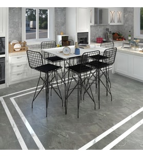 Knsz masa sandalye takımı hem105zengin byzsyh 130*090 6 sandalye syhsyh