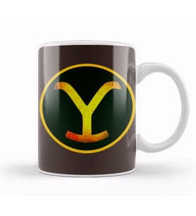 Yellowstone Logo GIFT 2022 Kupa Bardak Porselen