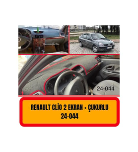 Renault Clio 2 Ön Örtüsü Göğüs Panel Torpido Koruma Koruyucu Kılıfı Halısı Yedek Parça
