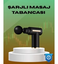 6 Kademeli Kas Masaj Tabancası 4 Başlıklı Güçlü Sessiz Sporcu Masaj Cihazı Şarjlı