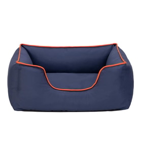Pet Comfort Alpha Kedi ve Köpek Yatağı Lacivert w Turuncu Biye S 60x50cm