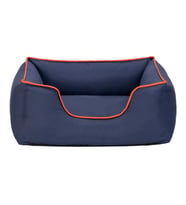 Pet Comfort Alpha Kedi ve Köpek Yatağı Lacivert w Turuncu Biye S 60x50cm