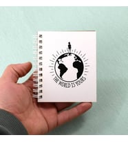 The World is Yours Tasarım Hediyelik Not Defteri