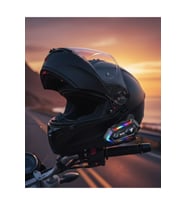 16 Mod RGB Işıklı Motosiklet Intercom Çift Telefon Destekli