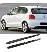 Vw Polo Mk5 GTI Yan Marşpiyel Seti Mat Siyah Plastik 2 Adet 2009-2017