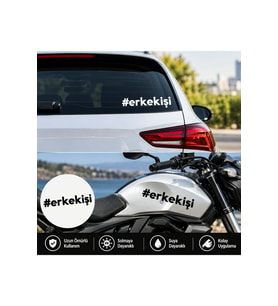 Erkekişi sticker Oto cam sticker laptop motor pc sticker araba sticker
