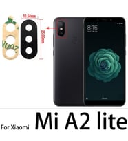 Tkgz Xiaomi Mİ A2 LİTE Arka Kamera Camı Lens Yapışkanlı