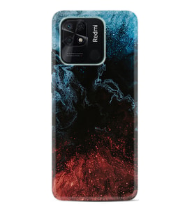 Xiaomi Redmi Note 7 8 9 Pro 10 2022 10 Pro 10S Kılıf Desenli Silikon Red Blue Black Abstact 1386