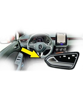 Clio 5 Kapı İç Açma Kolu Orjinal (Sol / Sürücü Tarafı)