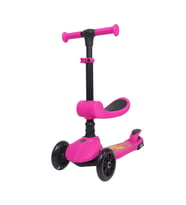L52In1-P Lamborghi̇ni̇ Li̇sansli Katlanir Oturakli Işikli Scooter Pembe