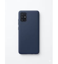 Samsung Galaxy A 71 Lacivert Silikon Kılıf Modeli