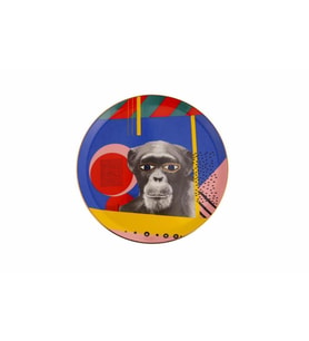 Porland Wild Life Monkey Düz Tabak 28 cm  04ALM005128