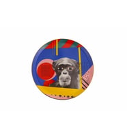 Porland Wild Life Monkey Düz Tabak 28 cm  04ALM005128