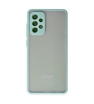 Samsung Galaxy A72 Kılıf Montreal Silikon Kapak - Turkuaz