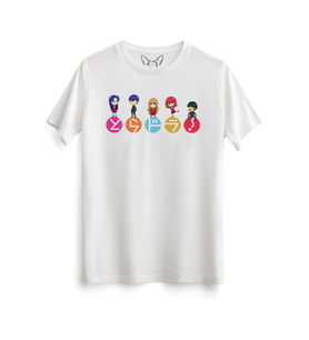 Taradora Resimli  Baskılı Beyaz Tshirt