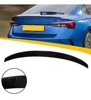 Skoda Octavia VRS Bagaj Üstü Spoiler Parlak Siyah Spoyler Plastik İthal 2020+