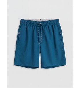 LCW SWIMWEAR Petrol Diz Hizası Boy Erkek Deniz Şortu