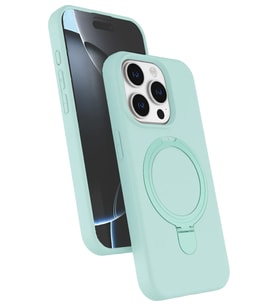 iPhone 14 Pro Max Regal Magsafe Standlı Kapak - Su Yeşili