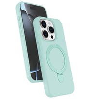 iPhone 14 Pro Max Regal Magsafe Standlı Kapak - Su Yeşili